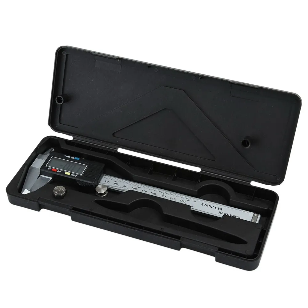 

0-150mm Measuring Tool Stainless Steel Caliper Digital Vernier Caliper Gauge Micrometer Paquimetro Messschieber Measuring Tools
