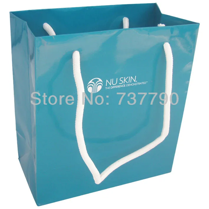 Пользовательские печатные логотип подарок бумажный мешок/вторичной переработки упаковки белый бумажный пакет для носителей