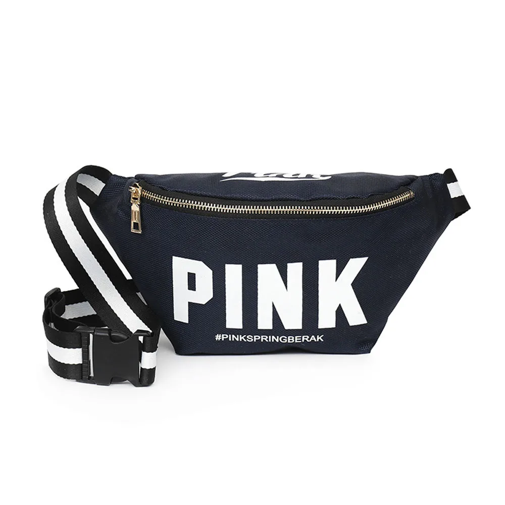 2018 fashion fanny packs women Hip bum bag girls pocket diagonal cross bag pink purse ladies ...