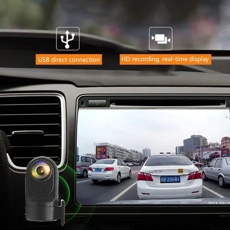 Автомобильный видеорегистратор с USB камерой для HD 170 градусов ночным видением и G