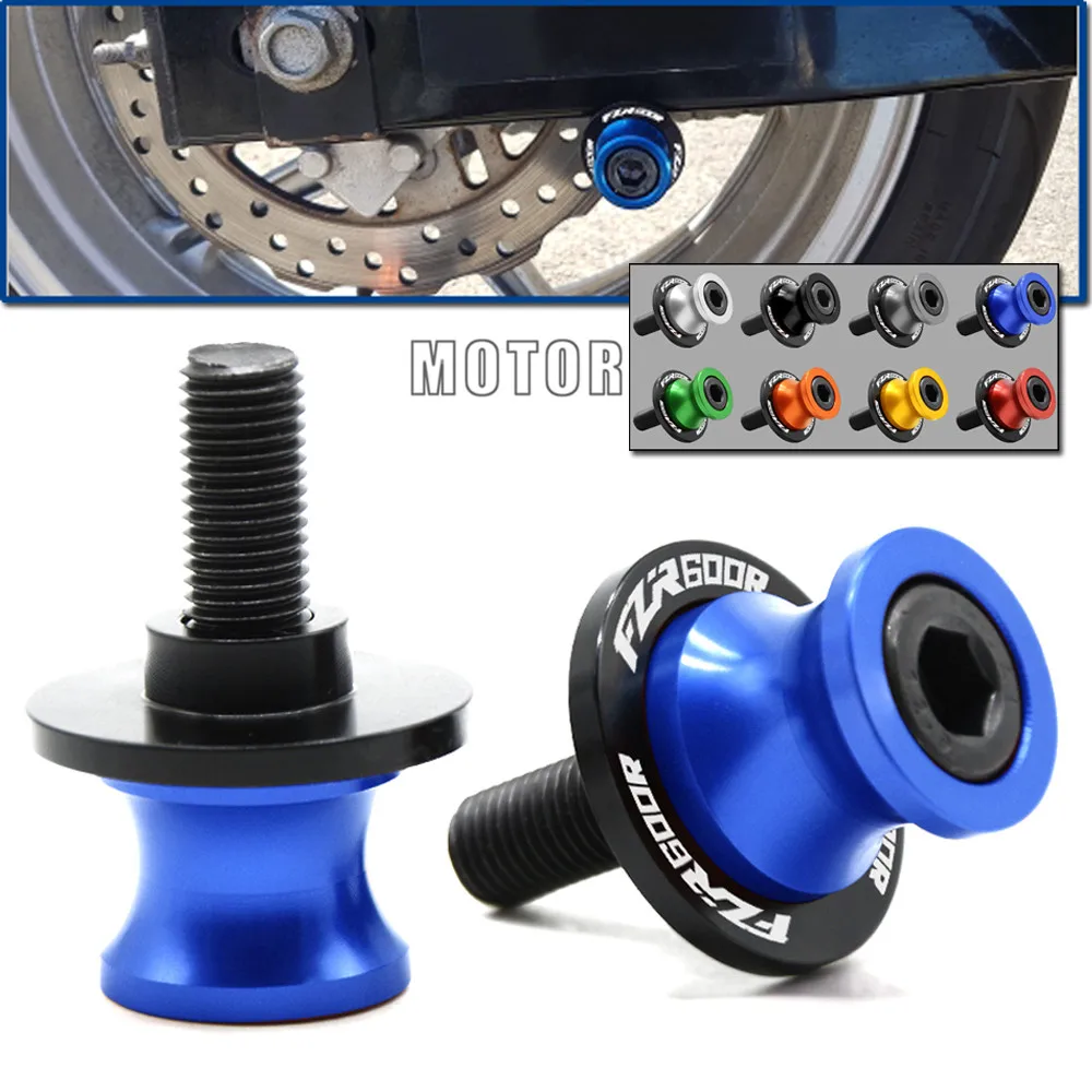 

10mm For YAMAHA FZR600R 1990-1999 Motorcycle Rear Swingarm Cover Spools Sliders CNC Stand Paddock Screws Slider FZR 600R 600 R