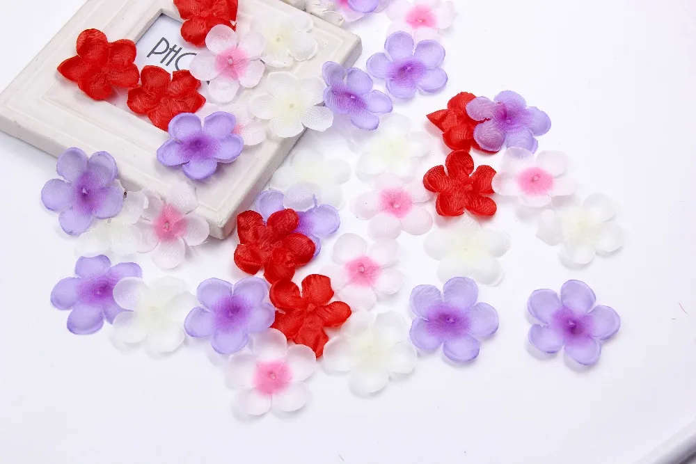 500 шт симуляция вишни лепестки цветов на День святого Валентина лепестки роз свадебные искусственные цветы для украшения дома свадьбы