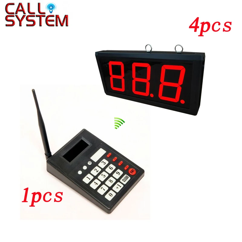 Ycall 1 keyboard with 4 display Wireless service calling