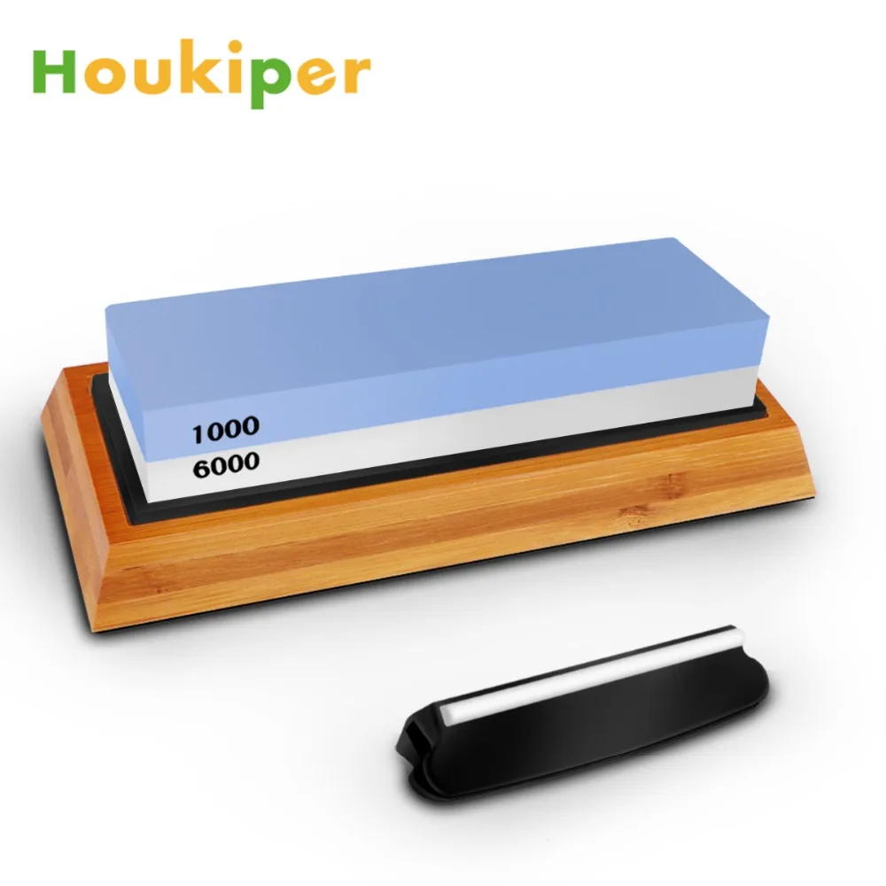 Houkiper Double Sided Knife Sharpening Stone Whetstone Water Stone with
