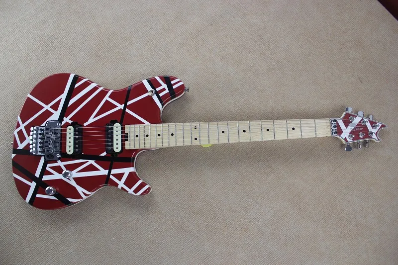 

Brand new arrival guitars kramer 5150 RED and white EVH series ARI tremolo Electric guitar free shipping