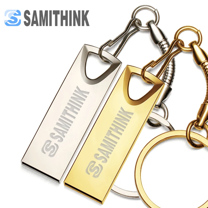 

SAMITHINK USB Flash Drive High Speed USB 2.0 Flash Memory Stick Gift Pen Drive 64GB 32GB 16GB 8GB 4GB 2GB Support Custom Logo
