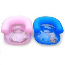 Детский надувной диван стул для младенца, со стразами, Детская ванна учебное место 19ing