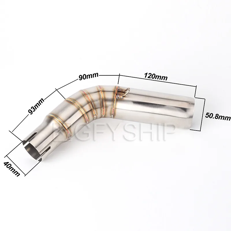 For Suzuki SV 650 2016 2017 2018 2019 SV650X 18 19 SV650 Escape Accessories Slip-on Motorcycle Exhaust Muffler Middle Link Pipe - Image 5
