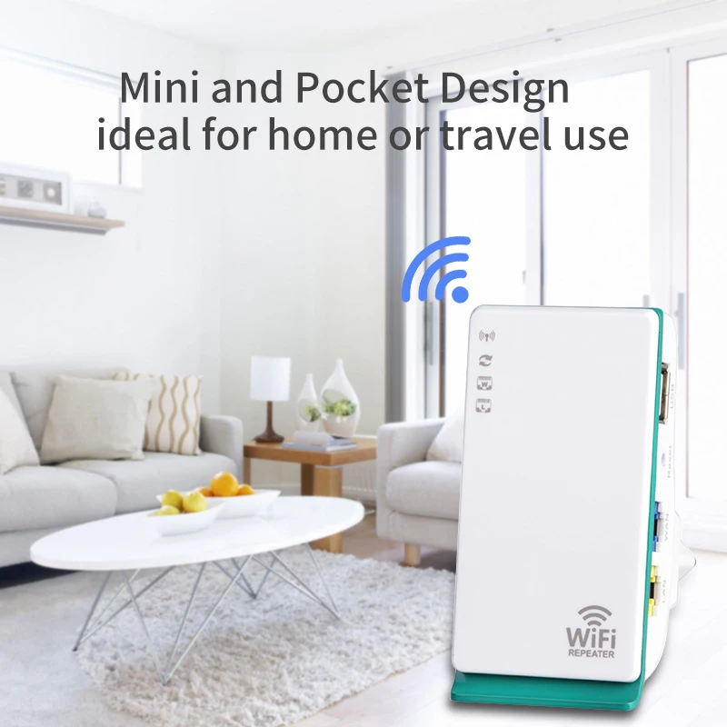 Беспроводной мини ретранслятор Cioswi высокоскоростной Wi Fi репитер 300 Мбит/с роутер
