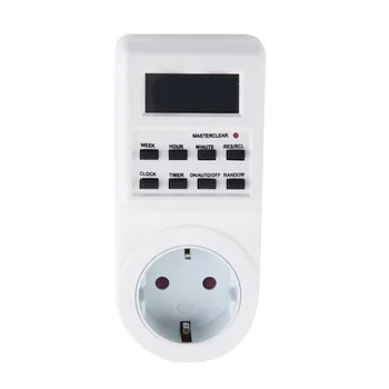 

New Plug-in Programmable Timer Switch Socket with Clock Summer Time Random Function for Kitchen Timer Switch