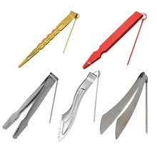 Honeypuff נרגילות נרגילה פחם מלקחי מתכת פחם פינצטה קליפים Narguile Chicha אבזרים(China)