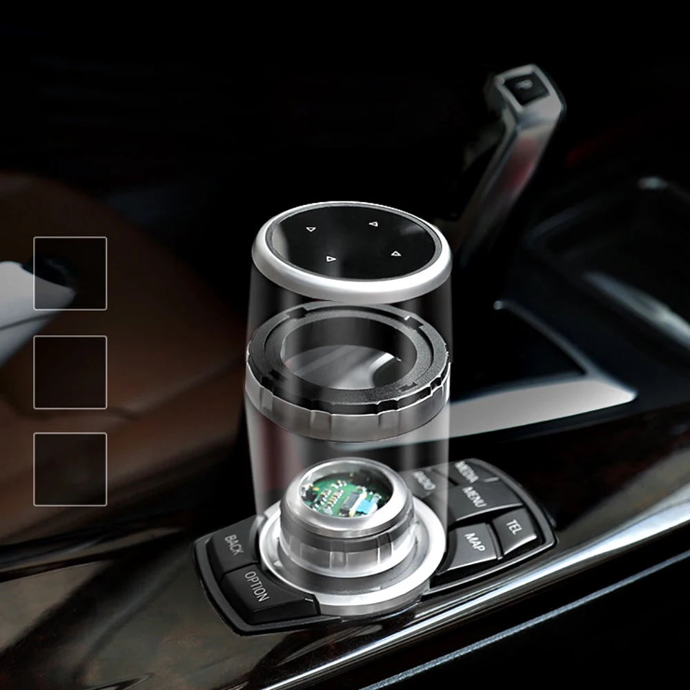 При заказе 1-10 штук Алюминий мультимедиа Управление ручка кнопка Крышка Стикеры для BMW 1 2 3 4 5 серии X1 X3 X5 X6 GT-систем iDrive(F30 E90 E92 Z4 F15