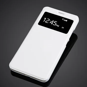 Stand View Window Cover PU Leather Flip Case Phone Holster For Meizu Meilan M3 Note 3 Meilan 3 Note Meilan Note 3 Meilan Note3