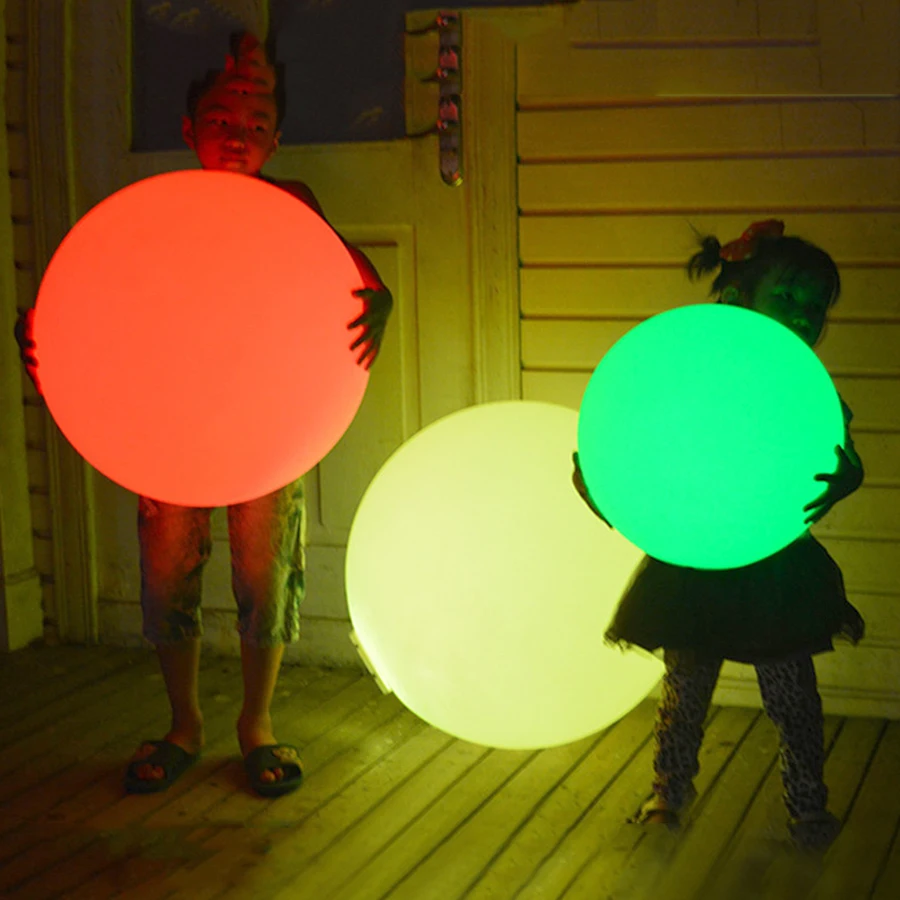 

LED Outdoor Garden Landscape Light Rechargeable Remote Control RGB Colorful Waterproof LED Swimming Pool Floating Ball Lamp