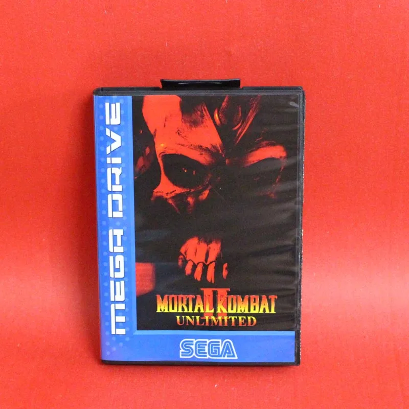 Mortal Kombat II неограниченная 16-битная карта MD с розничной коробкой для системы