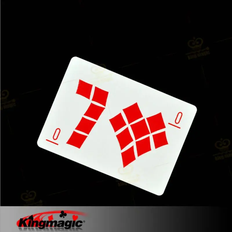 Kingmagic летающие пипс волшебные карты трюки магический реквизит