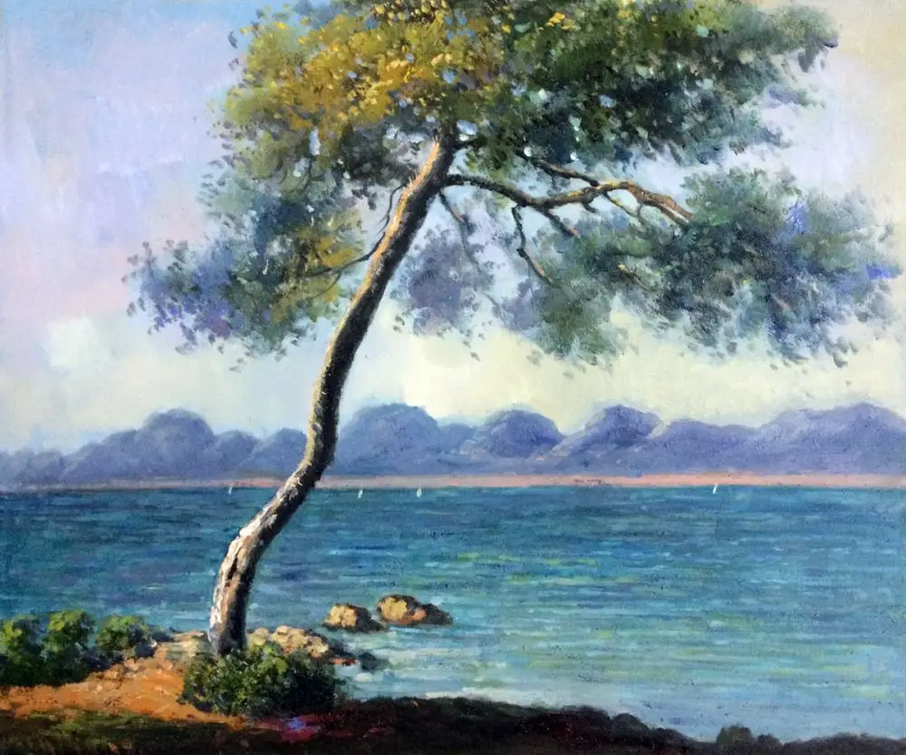 

High Quality, Oil Painting Wall Decoration, Cap d' Antibes by Claude Monet, Canvas Painting Decorative Art, Handpainted