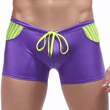 Брендовые сексуальные мужские плавки Для мужчин; плавки для серфинга доска пляжная одежда человек Плавание ming плавки, шорты-боксеры Плавание костюмы чехол* 20