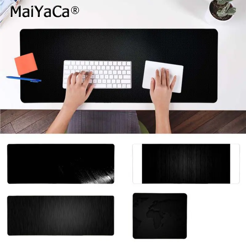 MaiYaCa Новый дизайн черный ноутбук Игровые мыши износостойкий коврик для мыши резиновый коврик для мыши коврик