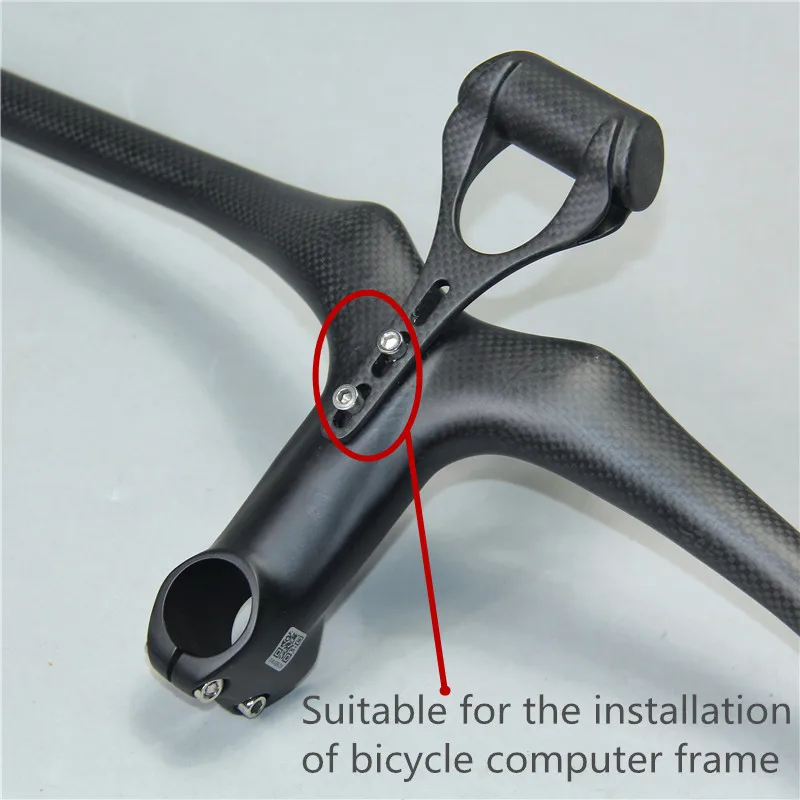 EC90 MTB Handlebar Full Carbon Fiber Handlebar Ultralight Mountain Bike Bicycle Integrated Riser Bar With Stem (6)