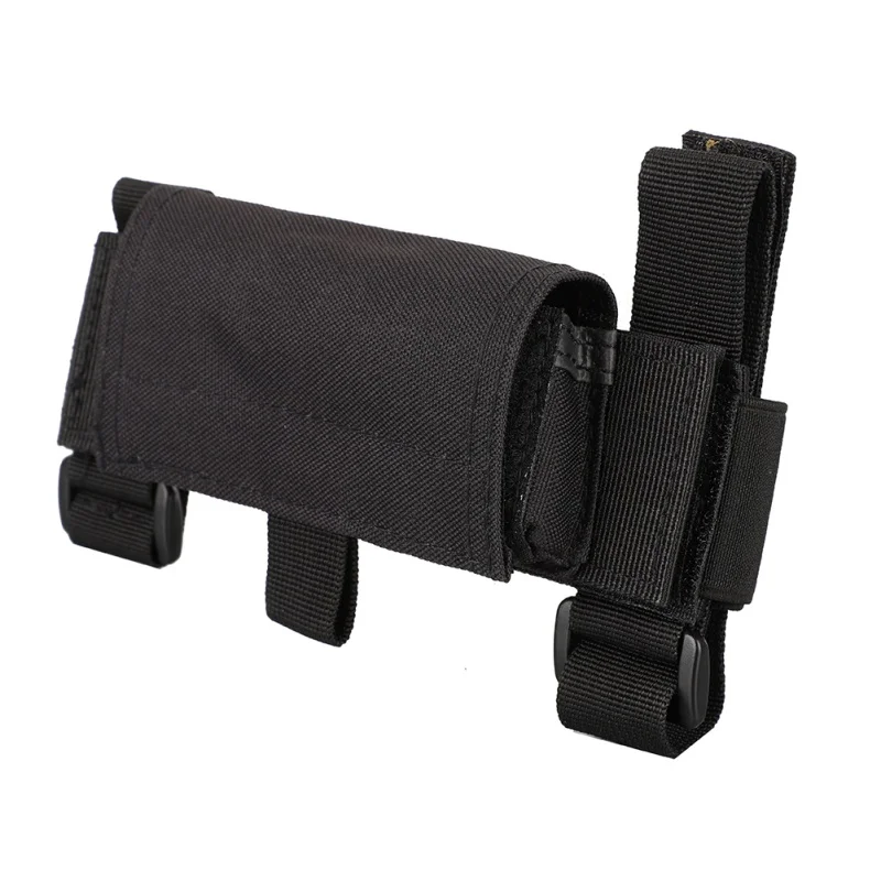 

Nylon Tactical Rifle Cheek Rest Riser Pad Ammo Cartridges Holder Carrier Canvas Pouch Round Cartridge Bag Shell Buttstock