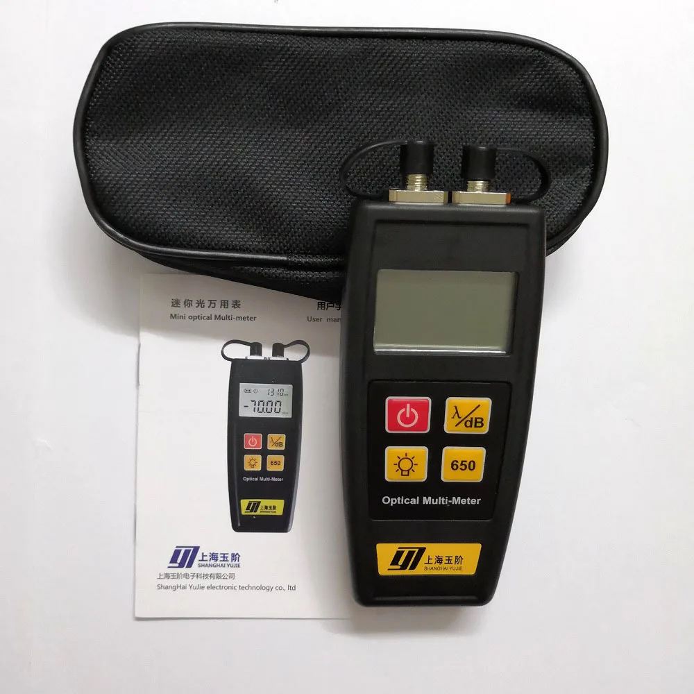 

Free Shipping Fiber Tester built in Optical Power Meter with 50mW Visual Fault Locator 25KM
