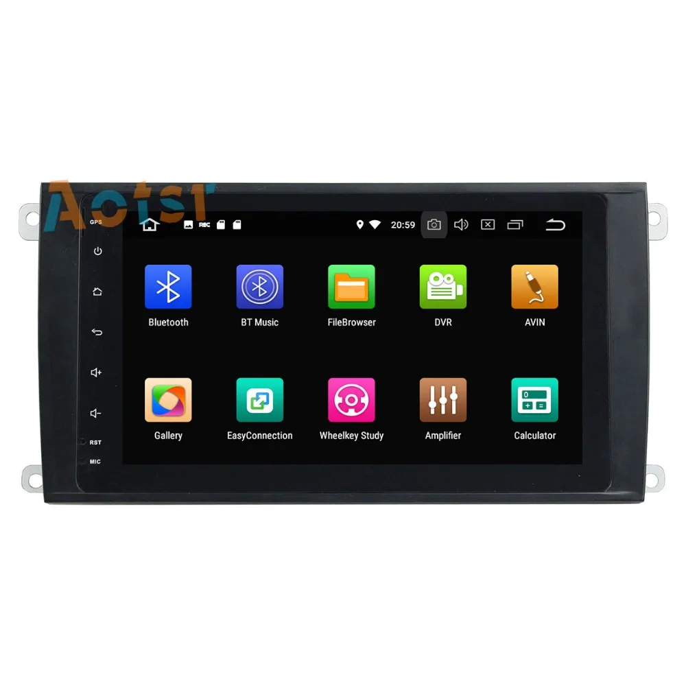 Top IPS Screen Android 8.0 4+32G Car multimedia dvd player head unit For Porsche Cayenne 2003 - 2010 GPS Navigation radio autostereo 4