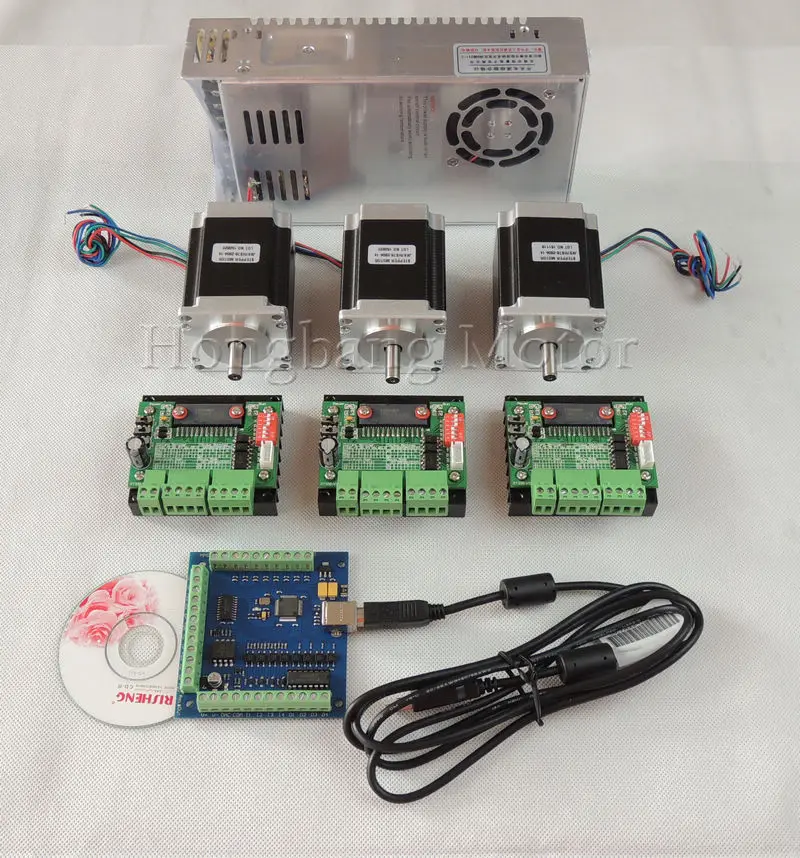 3 осевой комплект CNC mach3 USB драйвера TB6560 + контроллер шагового двигателя 100 кГц шт.