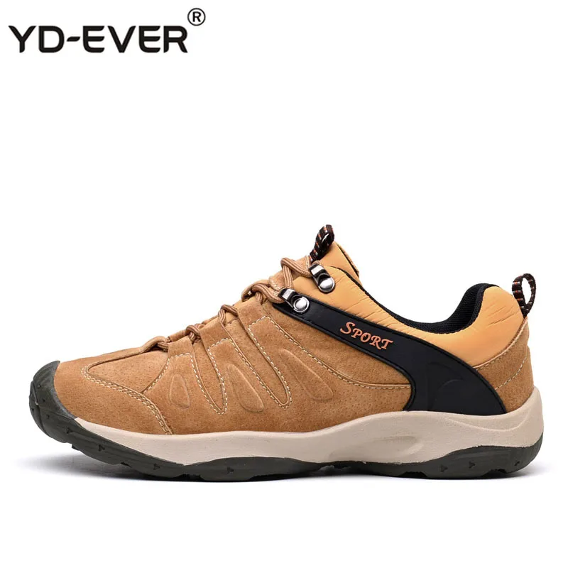 Marque Printemps Véritable De Automne 2019 Confortable Antidérapantes marron Marche Bleu Qualité Cuir Casual En Hommes kaki Chaussures Sneakers IeW29DHYE
