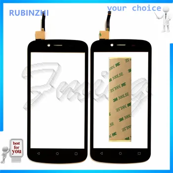 

RUBINZHI Phone Touch Screen Panel Digitizer Sensor For Fly FS512 Nimbus 10 FS 512 Sensor Touchscreen Front Glass Lens+tape