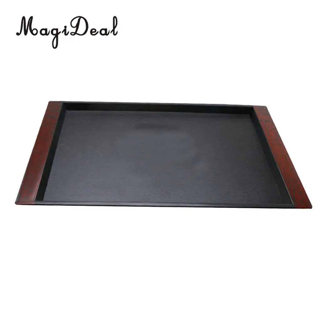 Rectangle Food Breakfast Tray Cup Tea Snack Serving Tray Sushi Platter Plastic Grain Plate Hotel Kitchen Storage Tableware