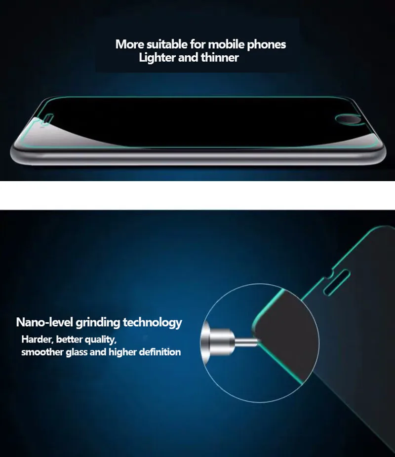 Protective tempered glass for iphone 6 7 5 s se 6 6s 8 plus XS max XR glass iphone 7 8 x screen protector glass on iphone 7 6S 817