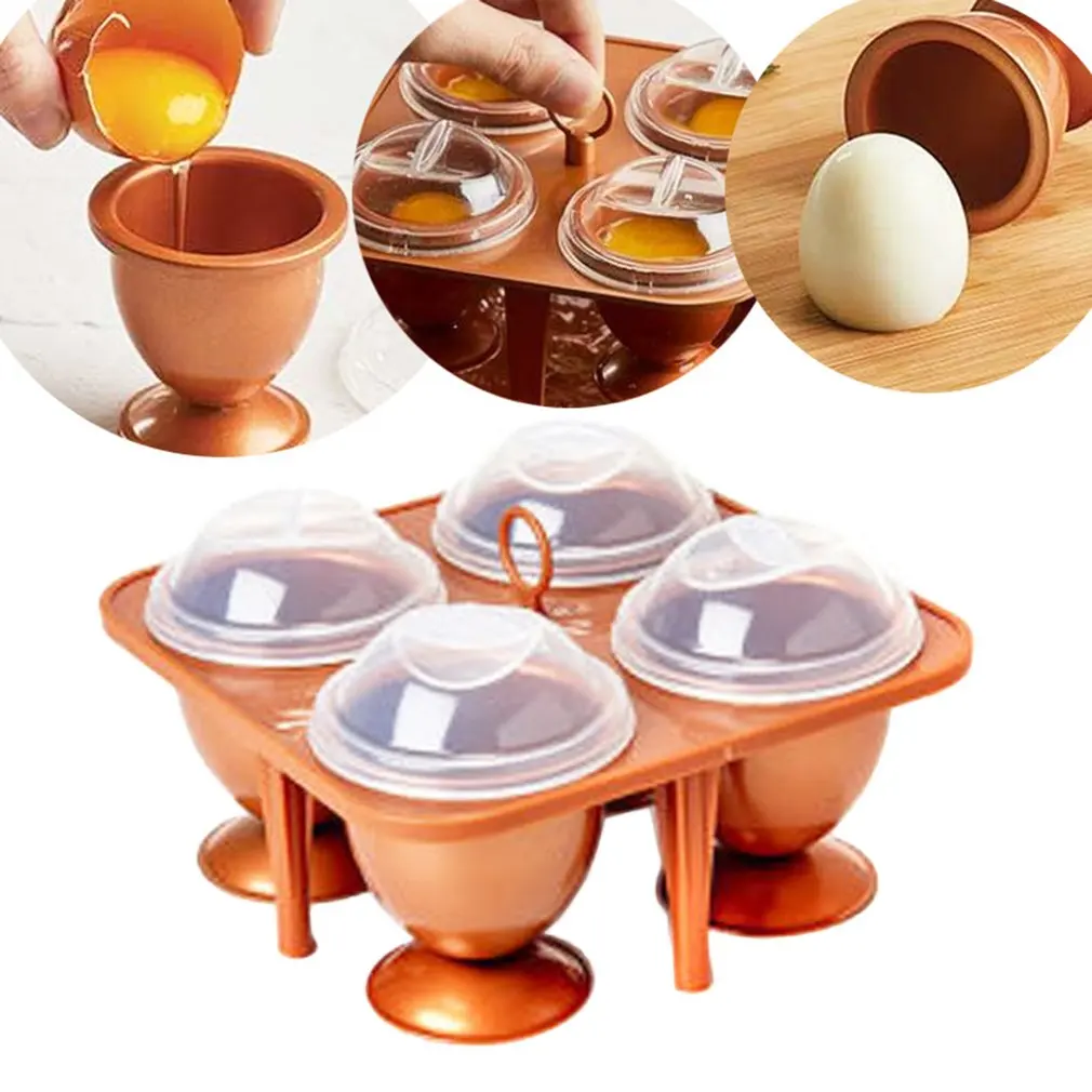 New Metal Copper Eggs Cooking Pods Tool Anti Sticky Microwave Oven Egg