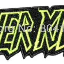 OVERKILL Логотип Music Band Вышитые УТЮГ ПО и ПРИШИТЬ Патч Heavy Metal Нестандартная конструкция патч доступен