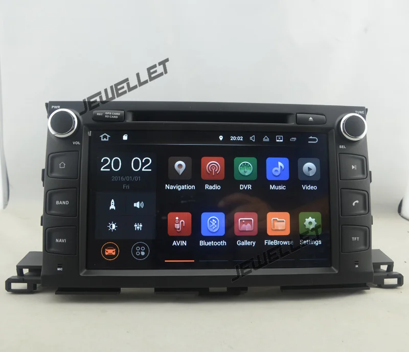 Octa core IPS screen Android 9.0 Car DVD GPS radio Navigation for