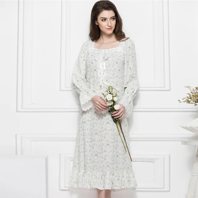 High Quality 2017 Cotton Retro Maternity Dress Sleepwear Pregnant High Quality 2017 Cotton Retro Maternity Dress Sleepwear Pregnant Women Pajamas Fl Print Nightgown Clothes Long