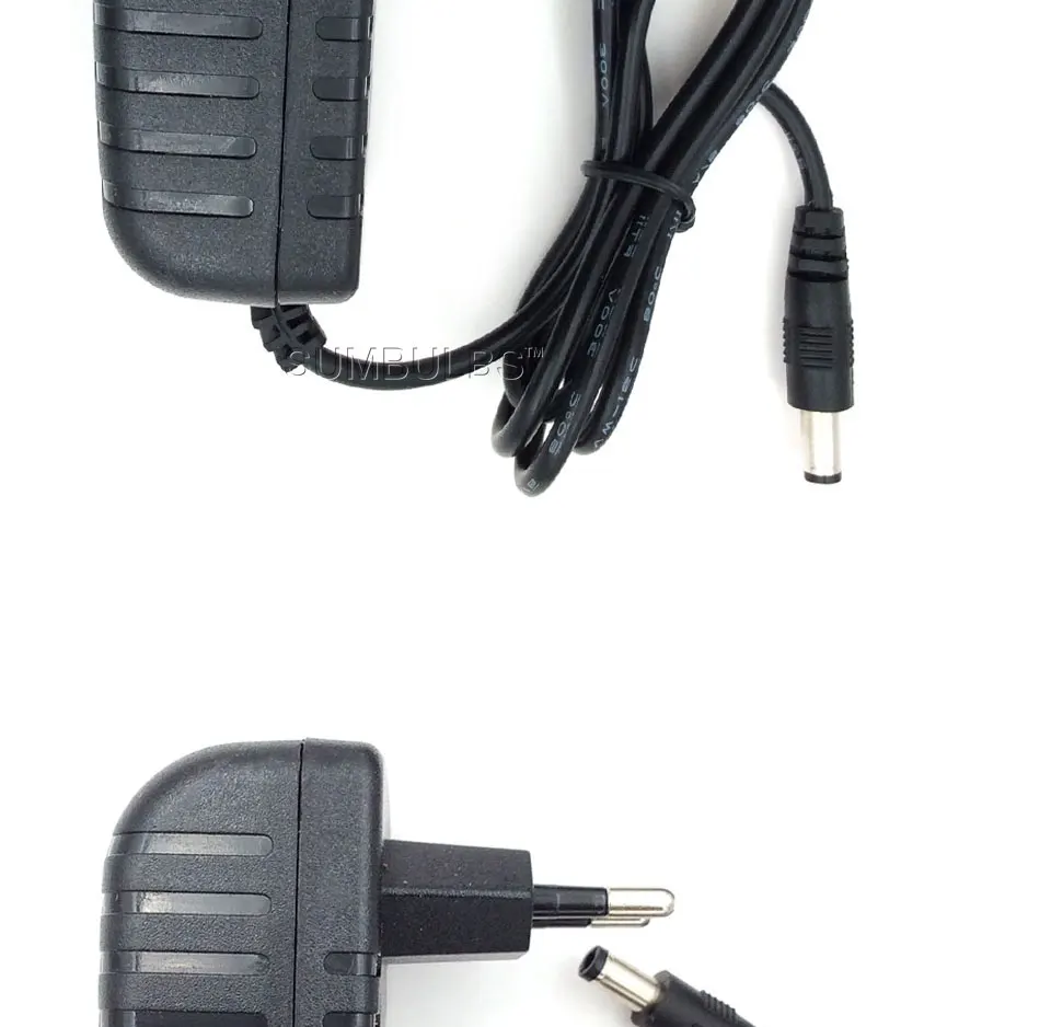 DC LED Power Supply Charger Transformer Adapter  110V 220V to 12V For LED Strip EU US AU UK Cord Plug Sock (5)