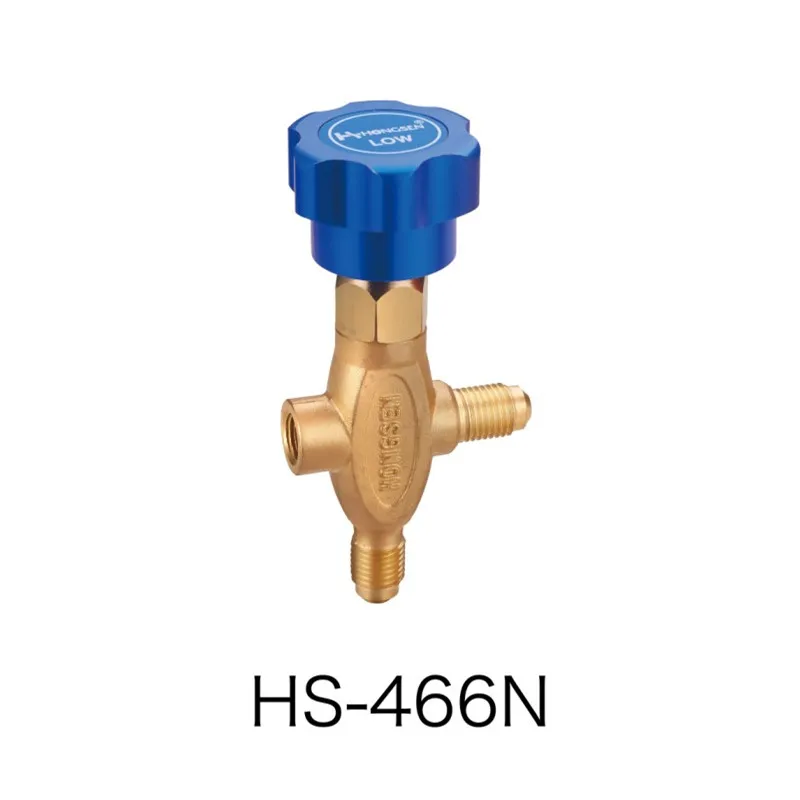 Refrigerant threeway valve, testing valve HS466N Inch Air