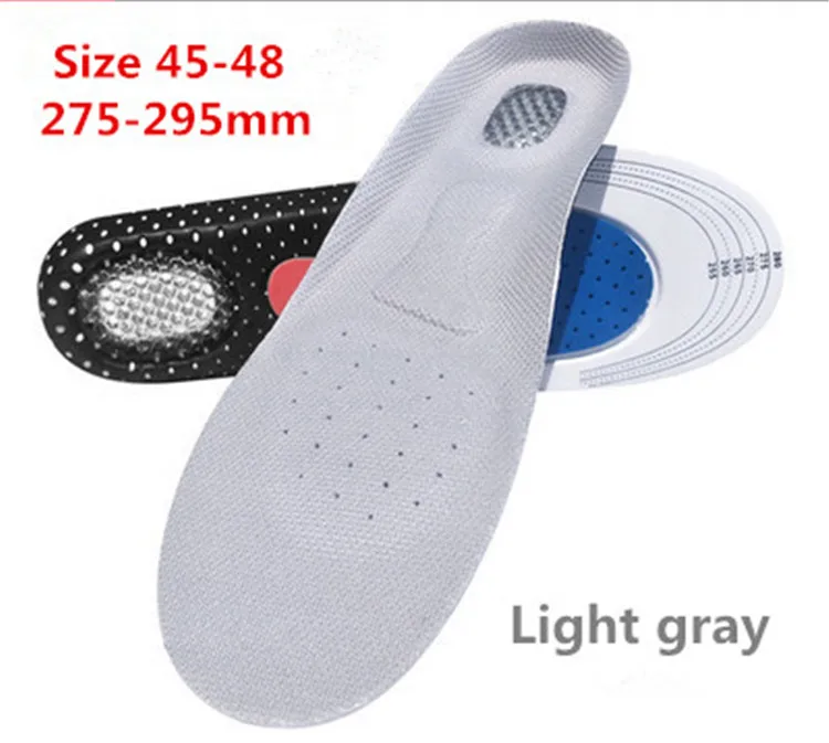 Plus Size Silicone Arched Insoles Multi-Sport Orthotic Insole Comfort Sweat Deodorant Massage Shock Absorber Basketball Insoles (8)