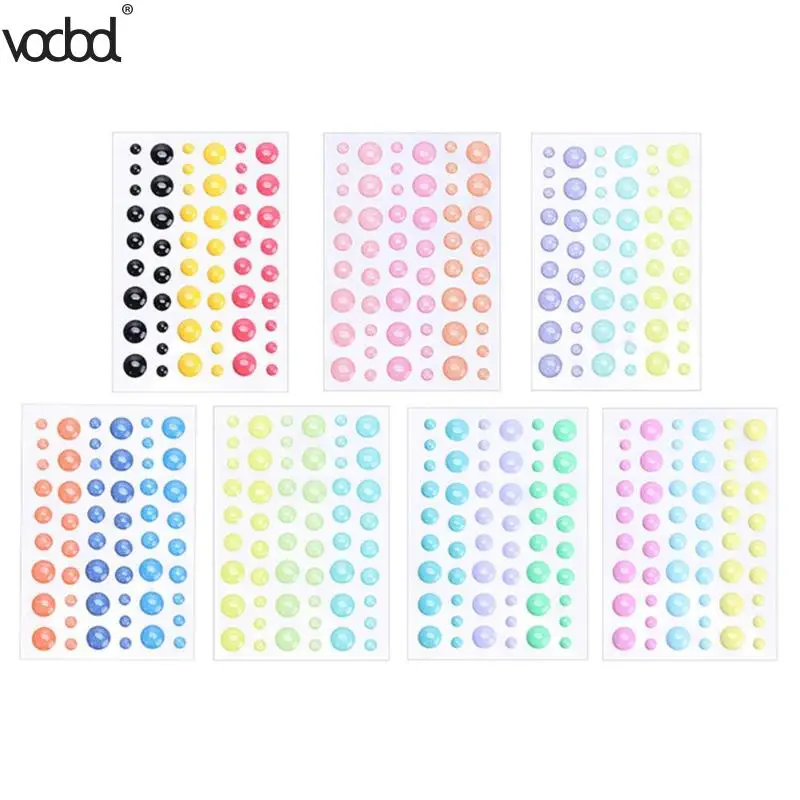 

VODOOL Enamel Dot Sticker Resin Sticker for DIY Paper Crafts Scrapbooking Cards Making Photo Album Decor School Office Supplies