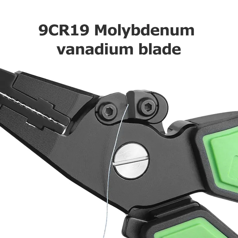 Baratos LINNHUE nuevo alicates de pesca de aleación de aluminio conjunto de agarre de anillo dividido cortadores de línea gancho de recuperación aparejos de pesca de alta calidad herramienta de pesca