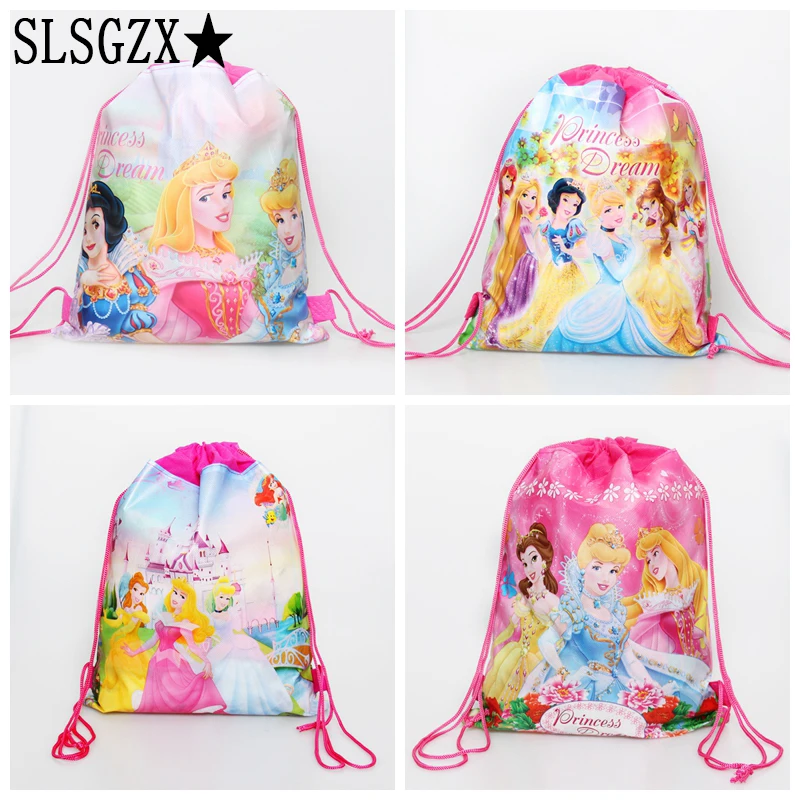 

HelloKitty/Unicorn/Minnie Mickey Mouse/Princess/Moana/Mario/Dinosaur/Avengers Non-woven Fabrics Drawstring Backpack Shopping bag