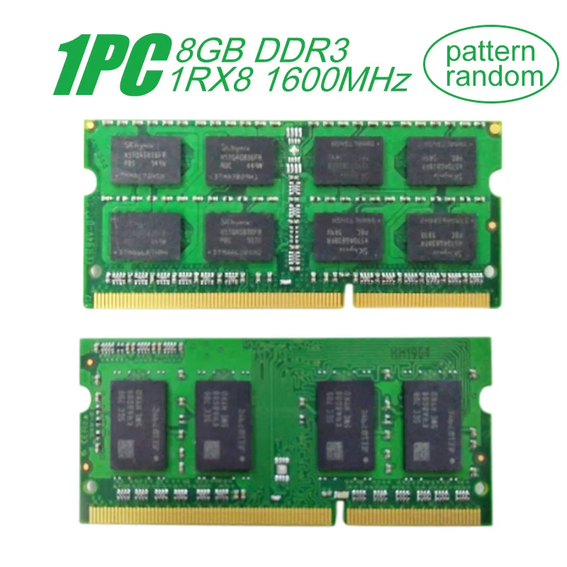  For Samsung 8GB DDR3 1RX8 PC3L-12800S 1600MHz Laptop Notebook Memory RAM 8G SO-DIMM 1.35V CL11 204p