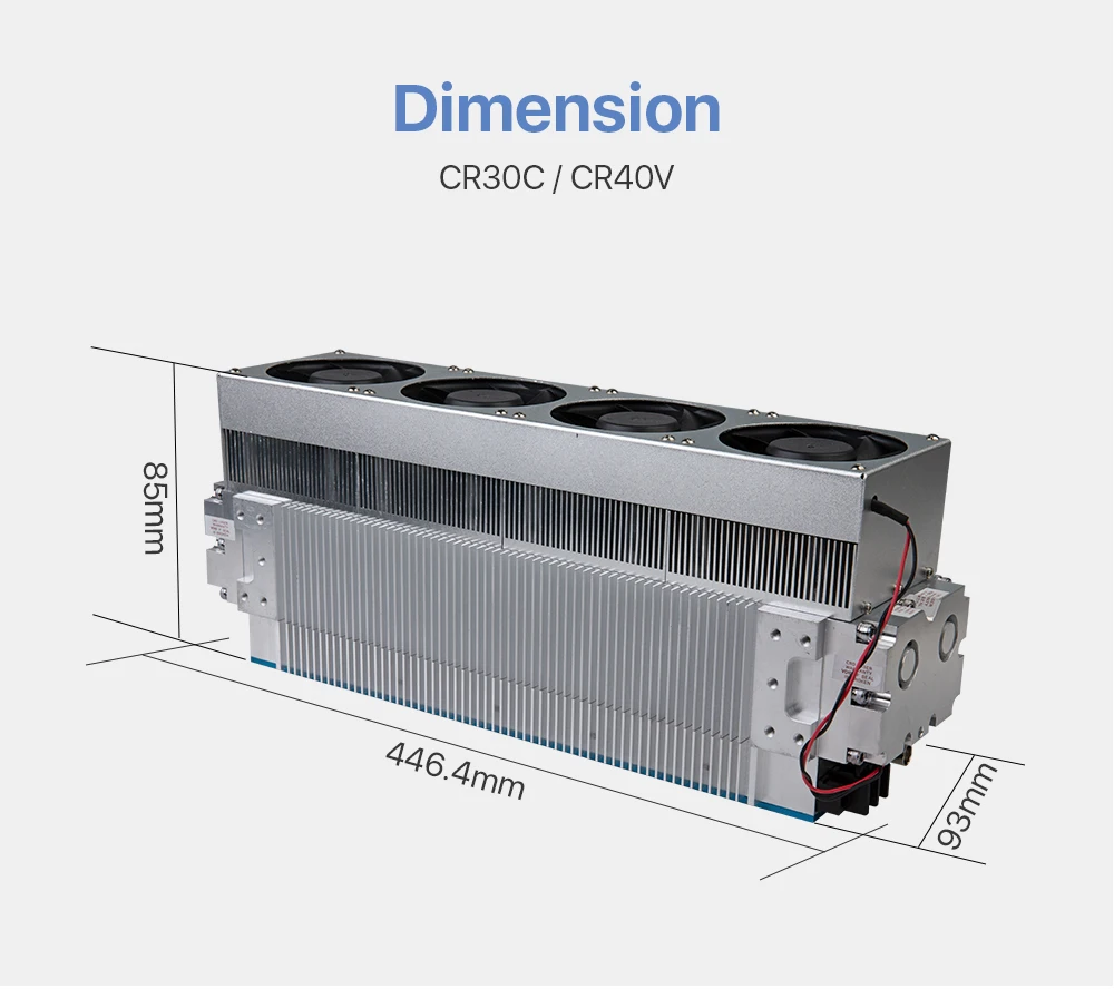 Cloudray 30 Вт 40 Вт CRD CO2 лазерная трубка CR30C/CR40V RF лазерная трубка для CO2 лазерная гравировка маркировочная машина