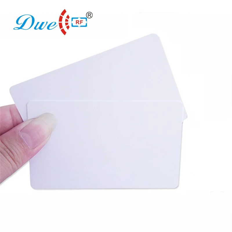 Карты контроля доступа белый бесконтактный ключ пассивный радиочастотный смарт-чип карта для двери введите идентификацию