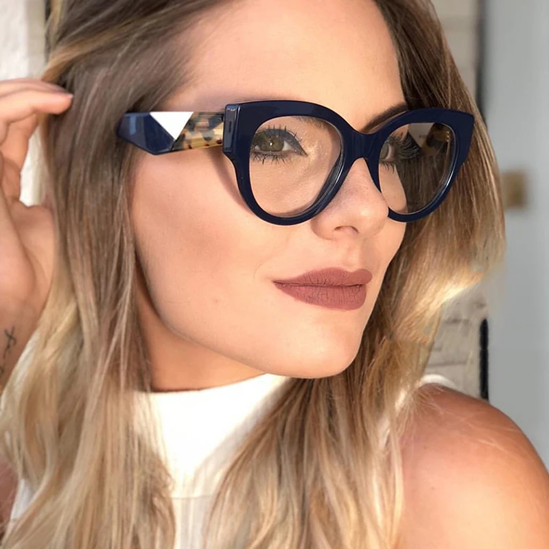 

ANEDF 2018 New Cat Eye Round Glasses Frames Women Retro Styles Designer Optical Fashion Computer Glasses Eyewear Frames