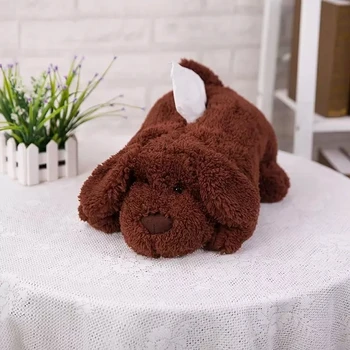 

1Pcs Cute Teddy Dog Paper Cover Convenient Soft Stuffed Plush Toy Family&Office Use best gifts for girls
