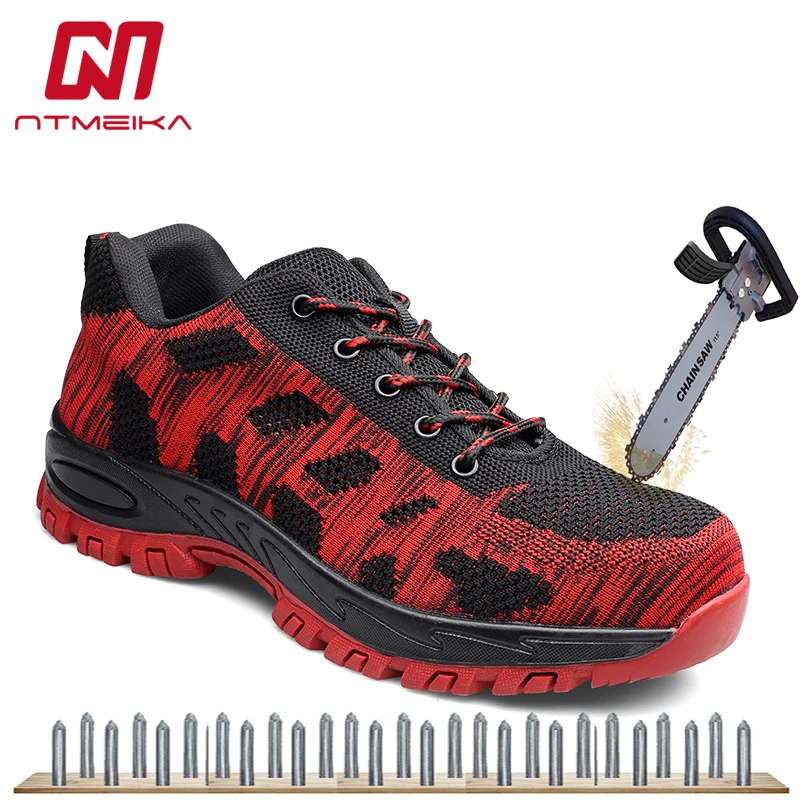 

Big Size 37-46 Men Safety Shoes With Steel Toe Work Shoes Men Casual Work Safety Boots For Men Shoes Boots Protective Footwear