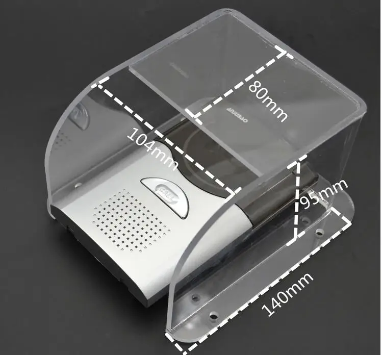 N105 rain waterproof outdoor closure cover case box for fingerprint