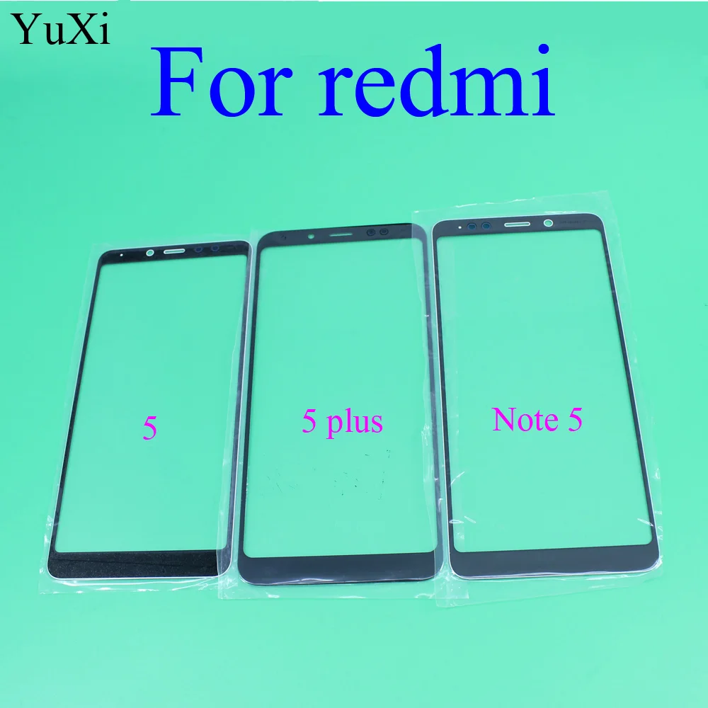 YuXi для Xiaomi Redmi 5 5Plus 5P Note переднее стекло сенсорный ЖК экран внешняя панель Замена